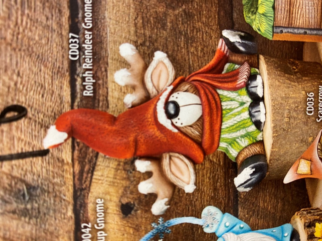 Mayco Rolph Reindeer Gnome CD037 - All Fired Up About Ceramics LTD